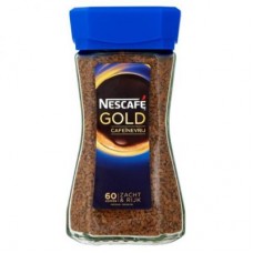 Nescafe oploskoffie Gold  cafeïne vrij 100 gram